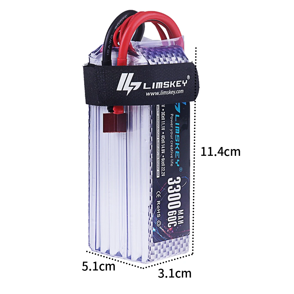 Baterai Lipo 3300mah 22.2V 60C - Drone Racing Battery ulasan dan harga